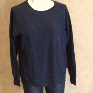 Black destructed sweatshirt